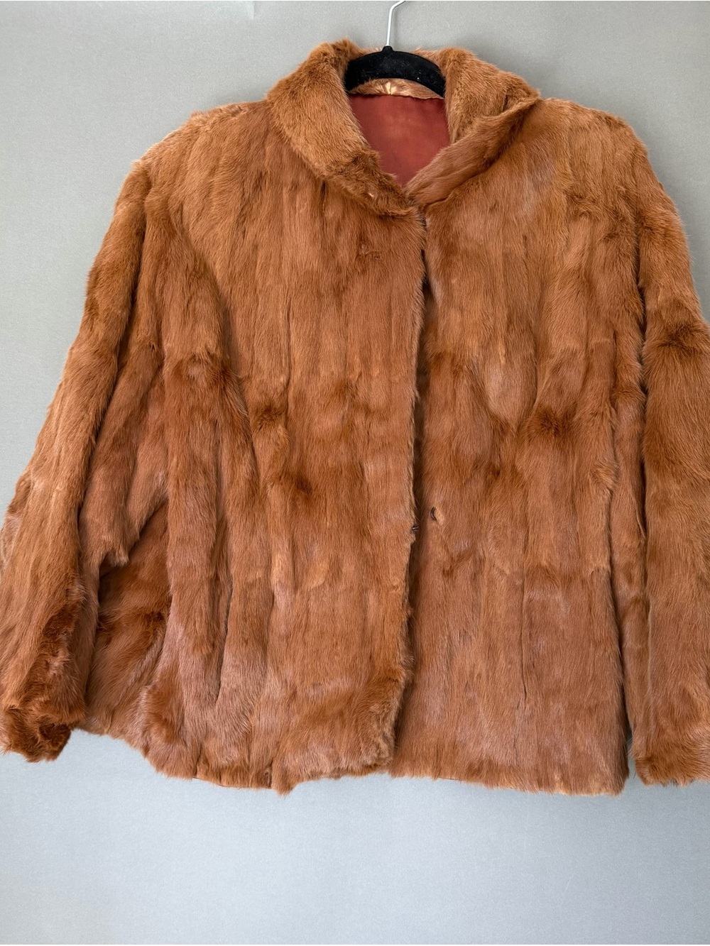 Vintage real fur coat STUNNING | genuine muskrat vintage fur coat Real Fur